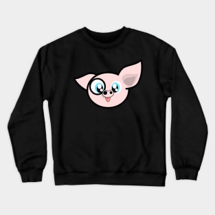 Funny and Goofy Cartoon Pig Animal Crewneck Sweatshirt